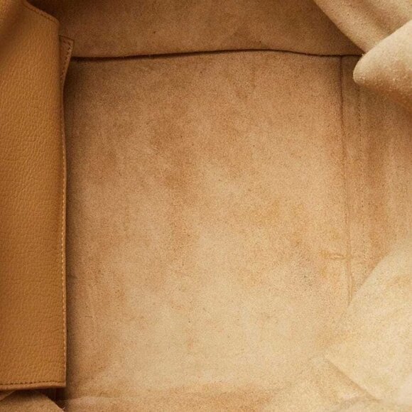 Celine Tan Pebbled Leather Long Strap Small Big Bag - Picture 9 of 11